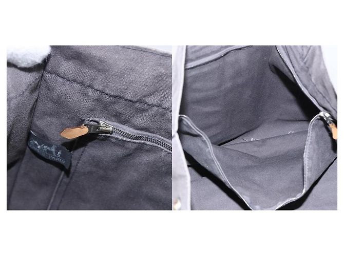 Borsa Fourre Tout MM di Hermès Grigio - vista 7