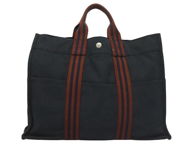 Borsa Fourre Tout MM di Hermès Blu - vista 2