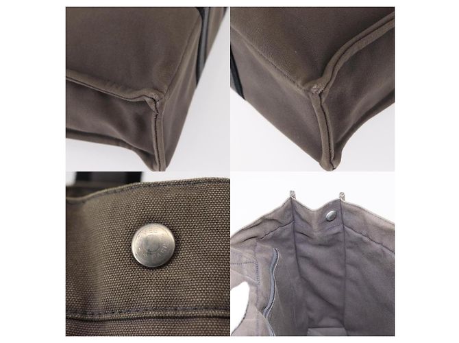 Borsa Fourre Tout MM di Hermès Grigio - vista 6