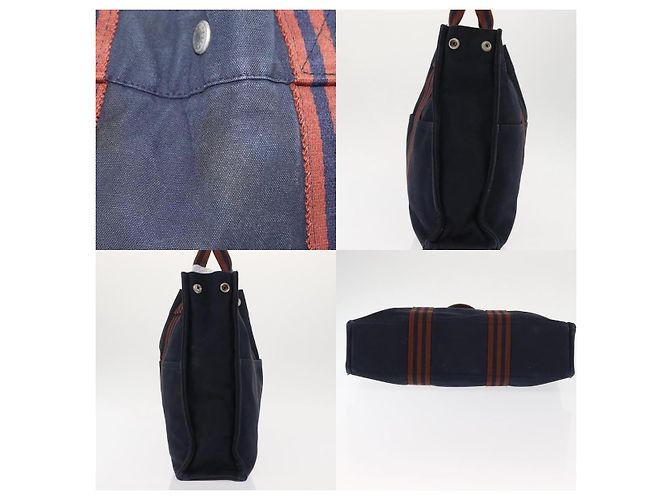 Borsa Fourre Tout MM di Hermès Blu - vista 3