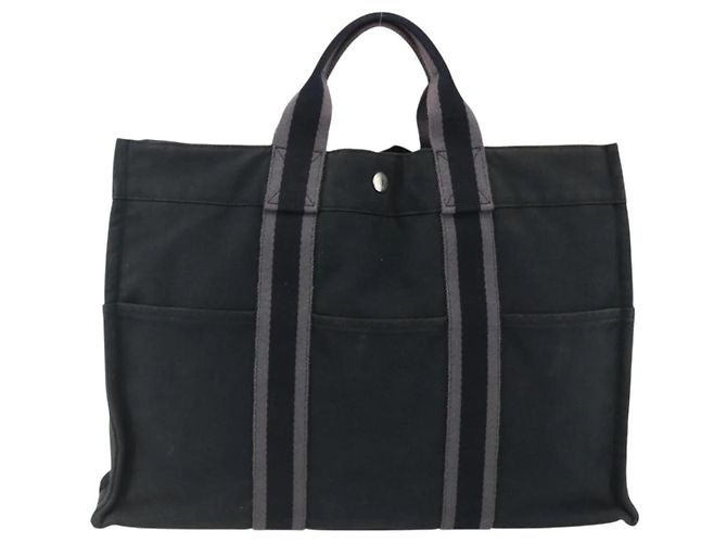Borsa Fourre Tout MM di Hermès Nero - vista 2