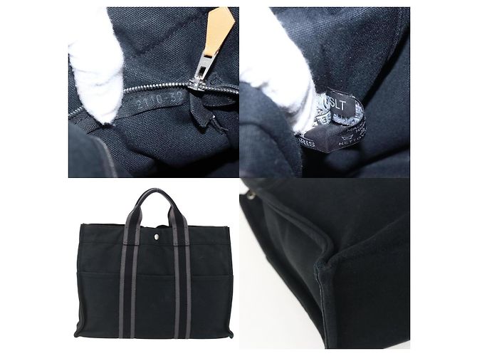 Borsa Fourre Tout MM di Hermès Nero - vista 5