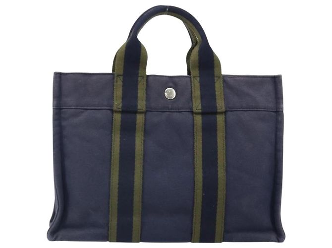 Hermès Fourre Tout PM Tote Bag Blau - Ansicht 2