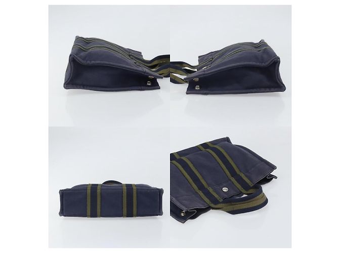 Hermès Fourre Tout PM Tote Bag Blau - Ansicht 3