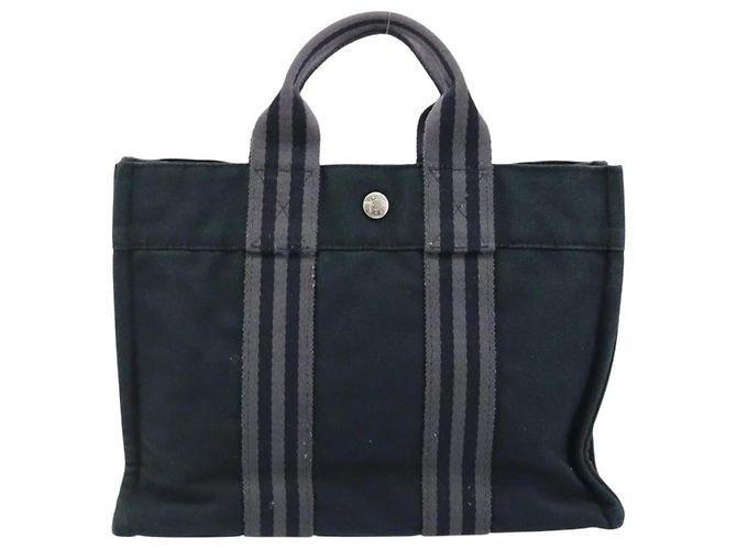 Bolso Hermès Fourre Tout PM Negro - vista 2