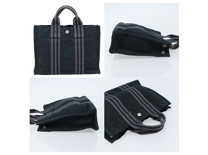 Bolso Hermès Fourre Tout PM Negro - vista 3