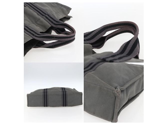 Borsa Fourre Tout MM di Hermès Grigio - vista 4