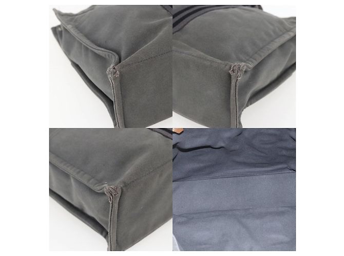 Borsa Fourre Tout MM di Hermès Grigio - vista 5