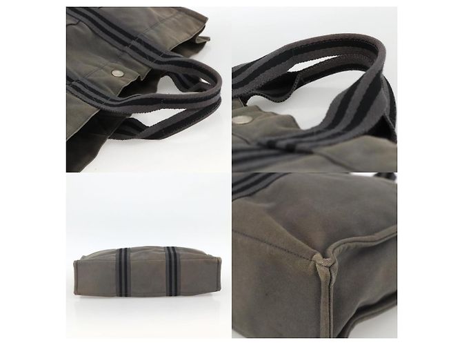 Borsa Fourre Tout MM di Hermès Grigio - vista 4