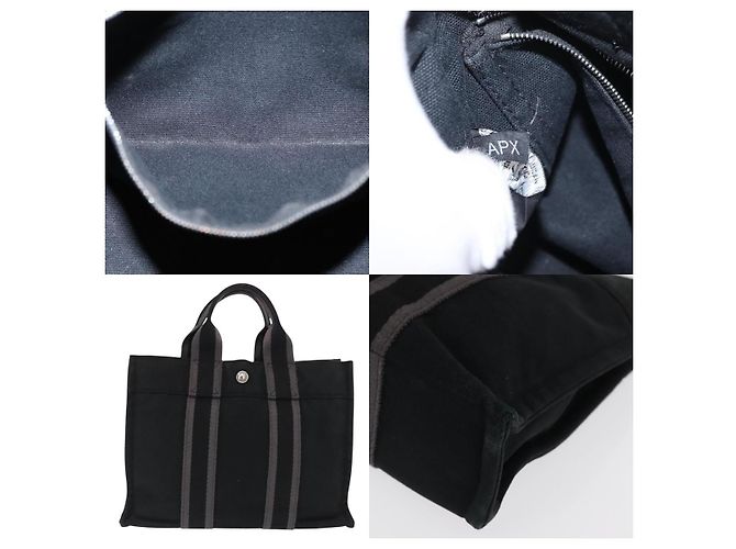 Borsa Hermès Fourre Tout PM Nero - vista 5