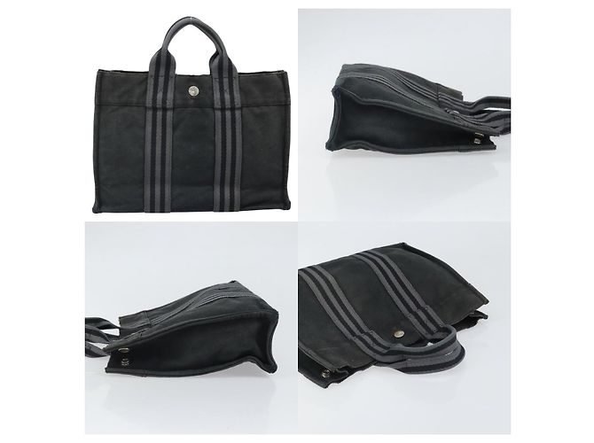 Hermès Fourre Tout PM Handtasche Schwarz - Ansicht 3