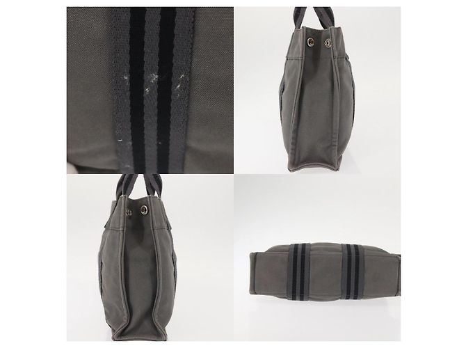 Borsa Hermès Fourre Tout PM Grigio - vista 3