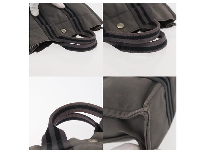 Borsa Hermès Fourre Tout PM Grigio - vista 4