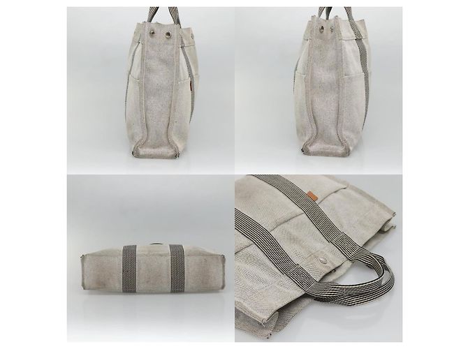 Borsa Fourre Tout MM di Hermès Grigio - vista 3
