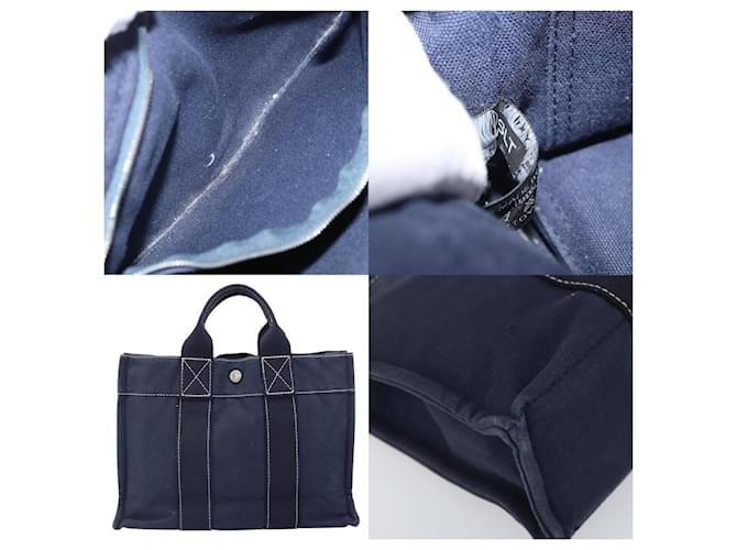 Borsa Hermès Fourre Tout PM Blu - vista 5