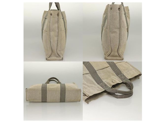 Borsa Fourre Tout MM di Hermès Grigio - vista 3