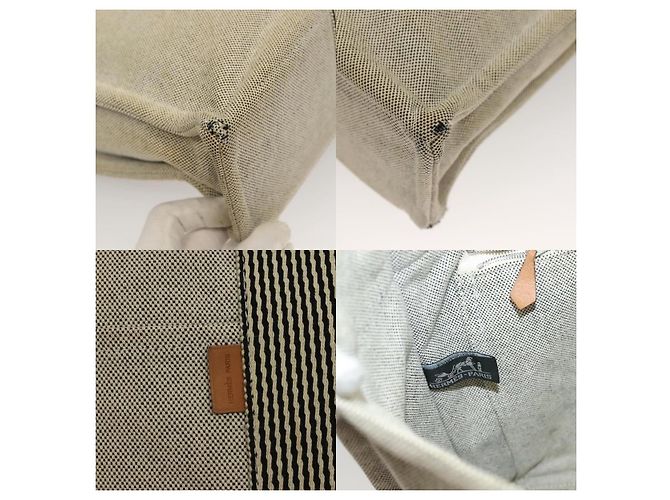 Borsa Fourre Tout MM di Hermès Grigio - vista 6