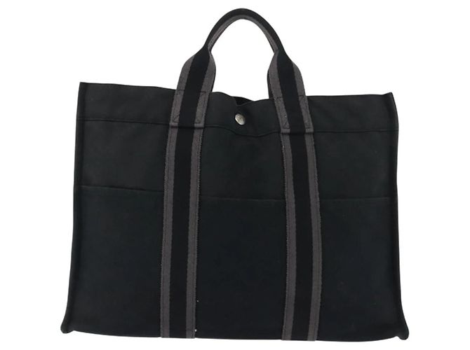 Borsa Fourre Tout MM di Hermès Nero - vista 2