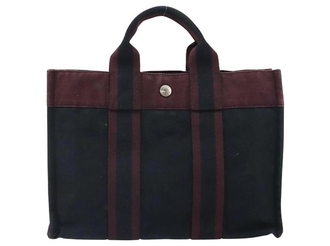 Hermès Fourre Tout PM Handtasche Schwarz - Ansicht 2