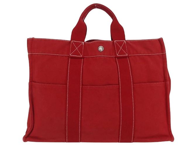 Hermès Birkin Handtasche Rot - Ansicht 2