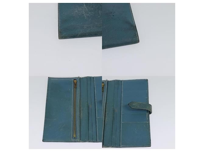 Hermès Bean Lang Wallet Blau - Ansicht 6