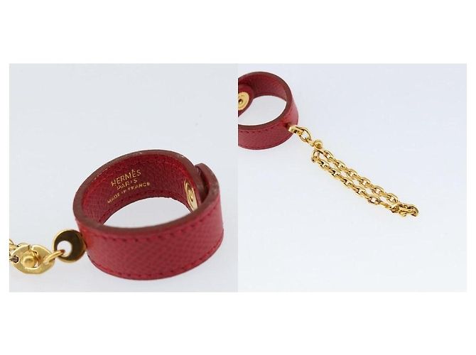 Charm de Porta Guantes Hermès Roja - vista 4