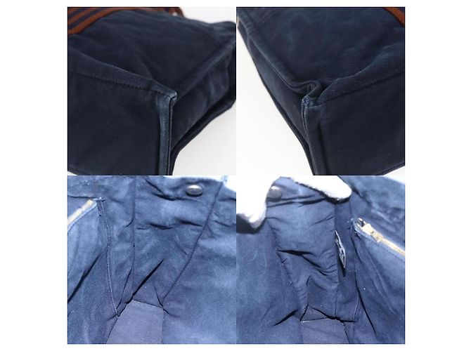 Borsa Fourre Tout MM di Hermès Blu - vista 6
