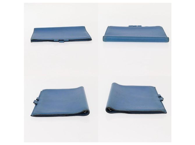 Hermès Hermes Agenda GM Day Planner Cover Blue - view 3