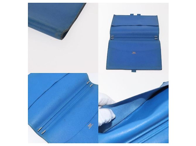 Hermès Hermes Agenda GM Day Planner Cover Blue - view 4