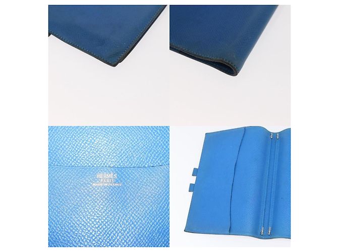 Hermès Hermes Agenda GM Day Planner Cover Blue - view 6