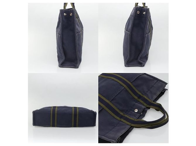 Borsa Fourre Tout MM di Hermès Blu - vista 3