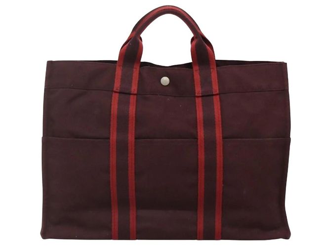 Hermès Fourre Tout MM Handtasche Rot - Ansicht 2