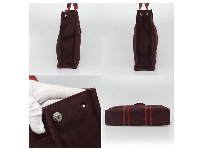 Hermès Fourre Tout MM Handtasche Rot - Ansicht 3