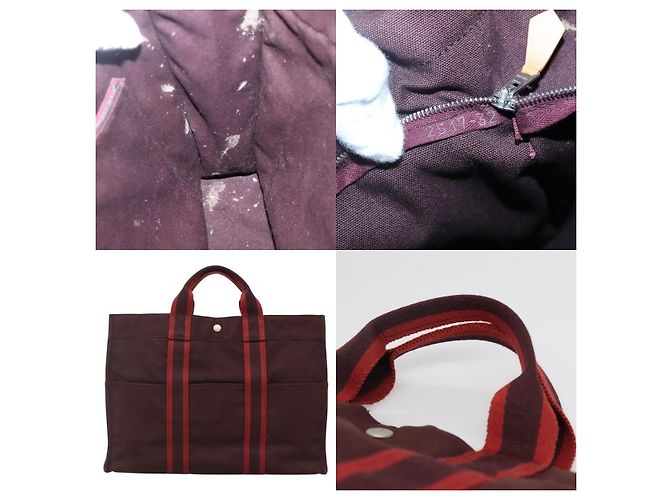 Hermès Fourre Tout MM Handtasche Rot - Ansicht 5