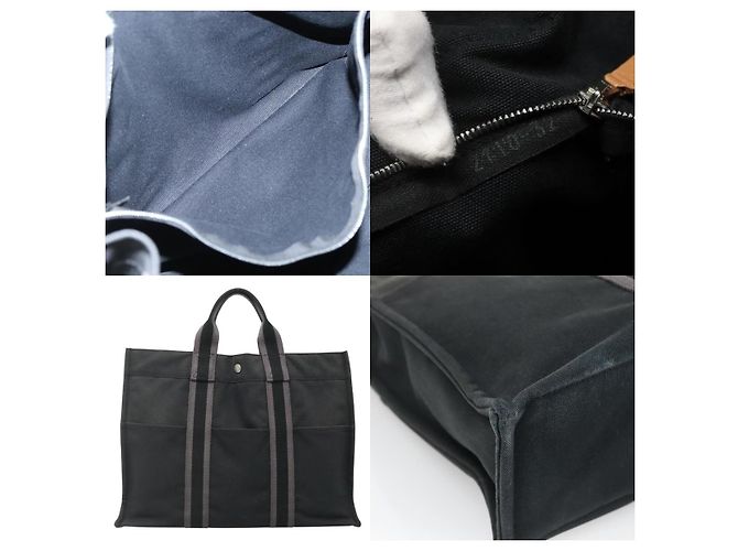 Borsa Fourre Tout MM di Hermès Nero - vista 5