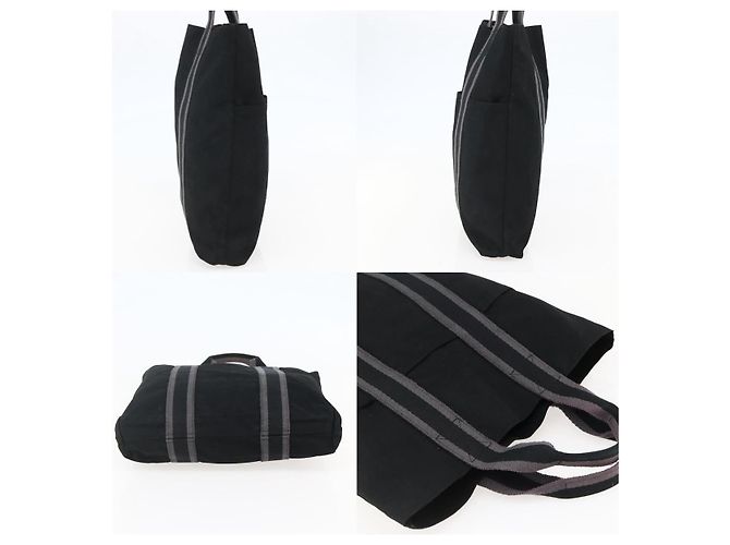 Hermès Fourre Tout Cabas Tasche Schwarz - Ansicht 3