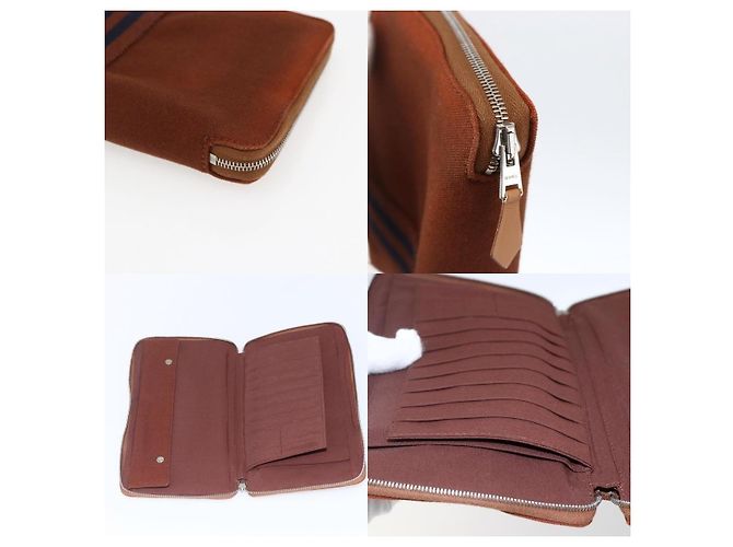 Hermès Hermes Perth GM Langbörse Braun - Ansicht 4