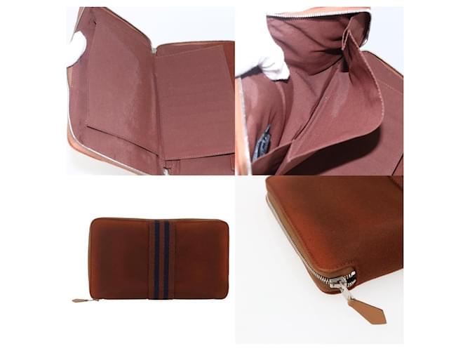 Hermès Hermes Perth GM Langbörse Braun - Ansicht 5