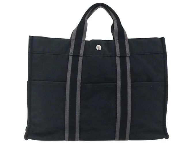 Borsa Fourre Tout MM di Hermès Nero - vista 2