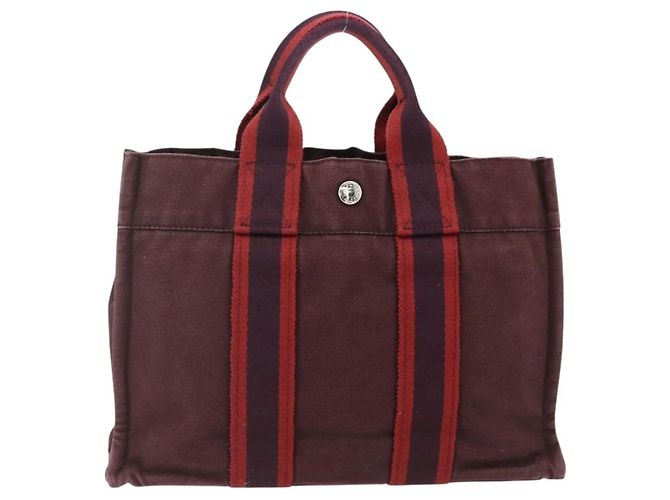 Borsa Hermès Fourre Tout PM Rosso - vista 2