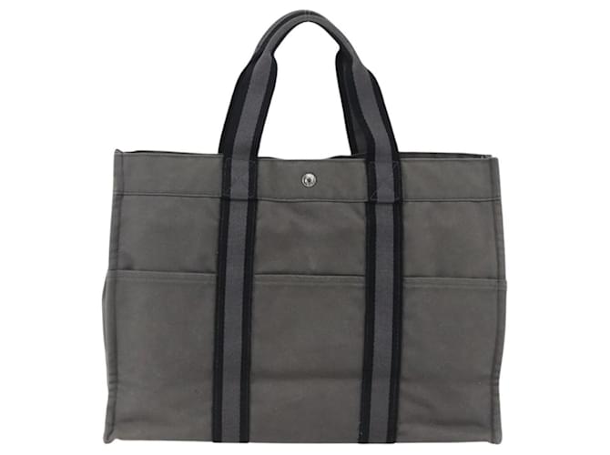 Borsa Hermès Fourre Tout GM Grigio - vista 2