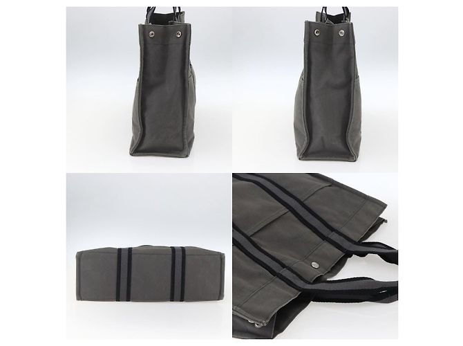 Borsa Hermès Fourre Tout GM Grigio - vista 3