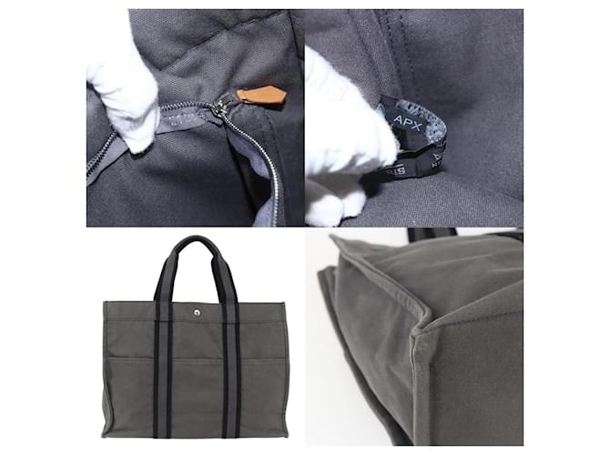 Borsa Hermès Fourre Tout GM Grigio - vista 5