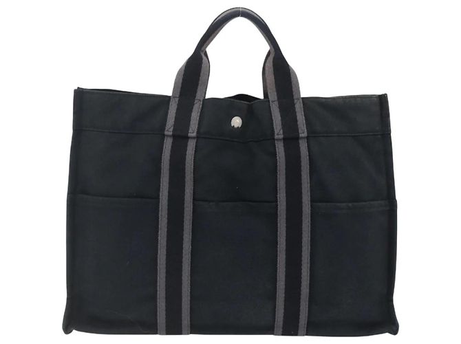 Borsa Fourre Tout MM di Hermès Nero - vista 2