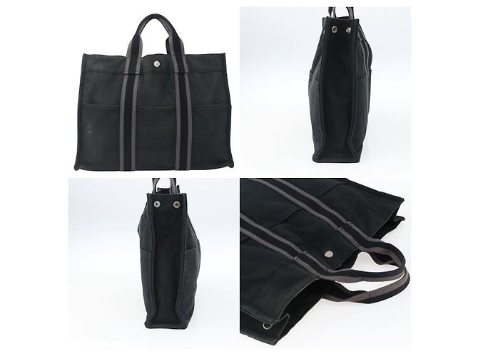 Borsa Fourre Tout MM di Hermès Nero - vista 3