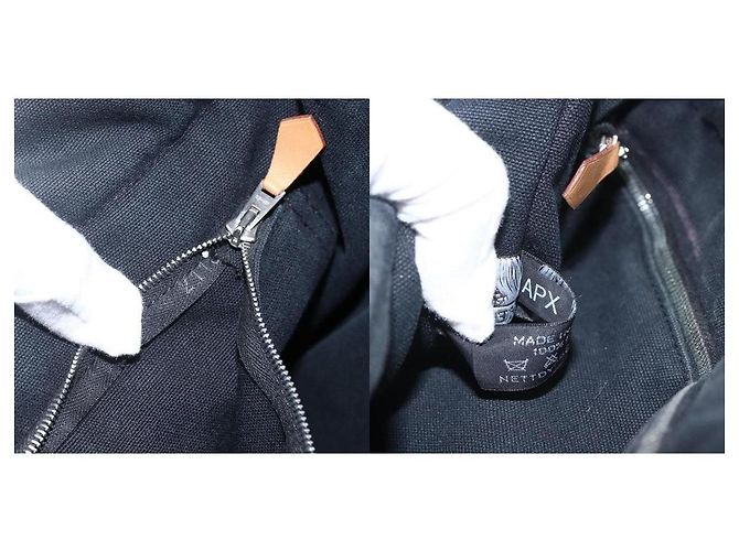 Borsa Fourre Tout MM di Hermès Nero - vista 7