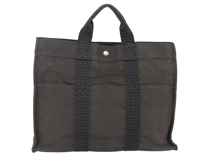 Borsa Hermès Her Line Tote MM Grigio - vista 2