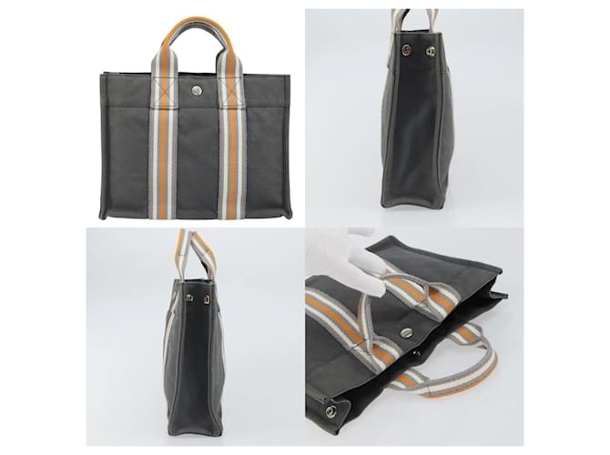 Borsa Hermès Fourre Tout PM Grigio - vista 3