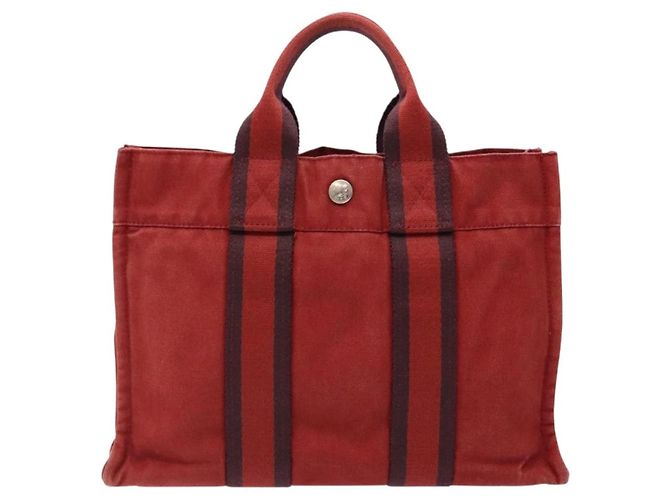 Hermès Fourre Tout PM Tote Bag Rot - Ansicht 2