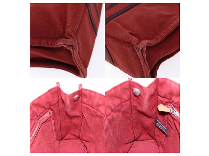 Hermès Fourre Tout PM Tote Bag Rot - Ansicht 6